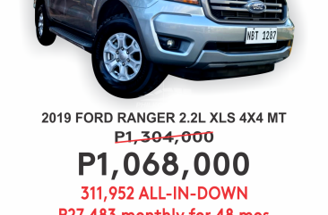 2019 Ford Ranger  2.2 XLS 4x4 MT in Cainta, Rizal