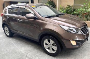 Brown Kia Sportage 2014 for sale in Automatic