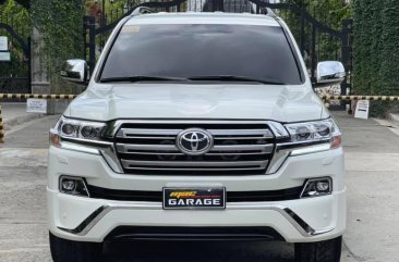 Pearl White Toyota Land Cruiser 2020 for sale in Quezon City