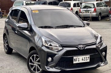 Grey Toyota Wigo 2021 for sale in Manual
