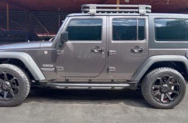 Grey Jeep Wrangler 2016 for sale in Pasig