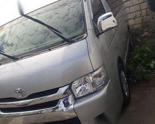 Silver Toyota Hiace 2018 for sale in Automatic