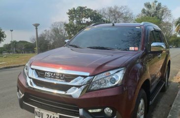 Red Isuzu Mu-X 2016 for sale in Makati