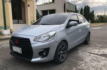 Silver Mitsubishi Mirage 2015 for sale in Manual