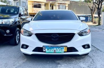 Selling White Mazda 6 2013 in Pasig