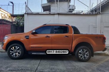 Orange Ford Ranger 2018 for sale in Manual