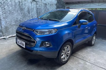 Blue 2016 Ford Ecosport for sale in Quezon City