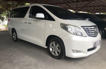 Pearl White Toyota Alphard 2011 for sale in Pasig