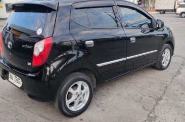 Black Toyota Wigo 2014 for sale in Manual