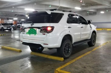 Selling Pearl White Toyota Fortuner 2015 in Baguio