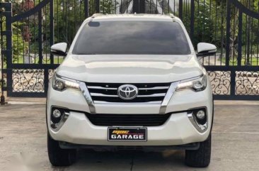 Pearl White Toyota Fortuner 2017 for sale in Automatic