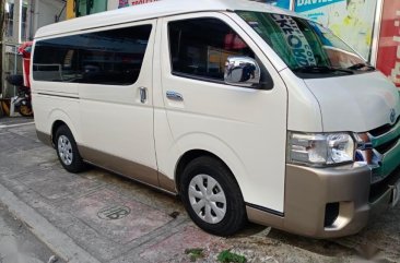 Pearl White Toyota Hiace 2015 for sale in Manual