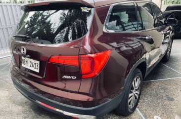 Red Honda Pilot 2016 for sale in Automatic