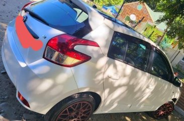 White Toyota Yaris 2017 for sale in Quezon City