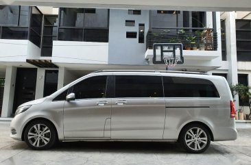 Silver Mercedes-Benz V-Class 2017 for sale in Quezon