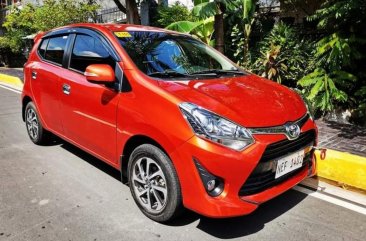 Orange Toyota Wigo 2019 for sale in Pasay