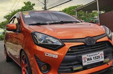 Orange Toyota Wigo 2017 for sale in Automatic