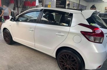 White Toyota Yaris 2017 for sale in Quezon City