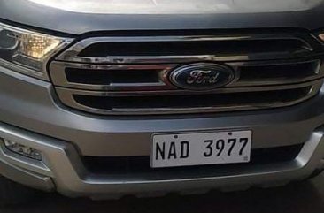 Selling Silver Ford Everest 2017 in Quezon City