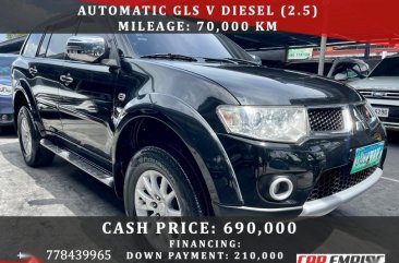 Black Mitsubishi Montero Sport 2013 for sale in Las Piñas