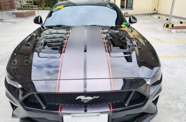 Black Ford Mustang 2018 for sale in Angeles