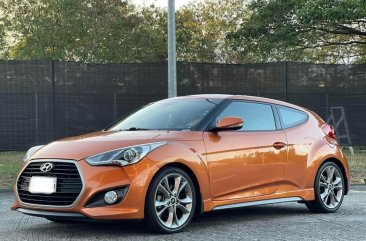 Selling Orange Hyundai Veloster 2018 in Las Piñas