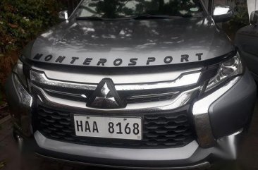 Silver Mitsubishi Montero Sport 2017 for sale in Makati 