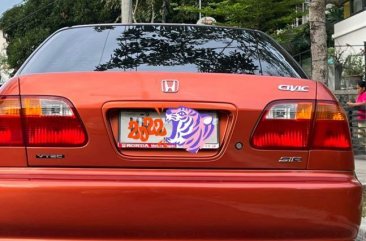 Orange Honda Civic 2000 for sale in Muntinlupa 