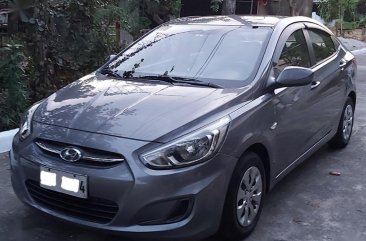 Silver Hyundai Accent 2016 for sale in Paranaque 