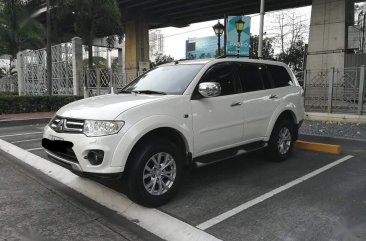 Pearl White Mitsubishi Montero 2014 for sale in Manila