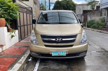 Golden Hyundai Starex 2009 for sale in Quezon