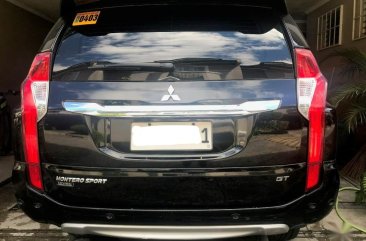 Black Mitsubishi Montero Sport 2016 for sale in Muntinlupa 