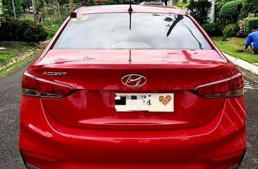 Red Hyundai Accent 2020 for sale in Quezon 