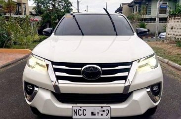 Selling Pearl White Toyota Fortuner 2018 in Quezon