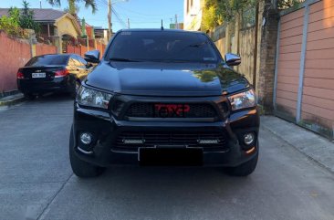 Black Toyota Hilux 2016 for sale in Talisay