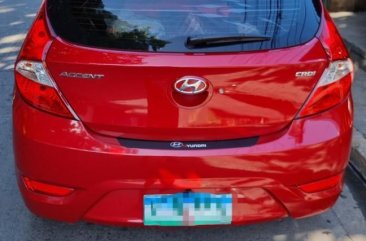 Red Hyundai Accent 2013 for sale in Valenzuela