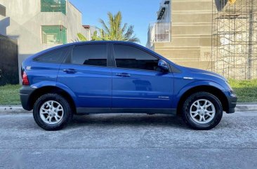 Blue SsangYong Actyon 2008 for sale in Imus