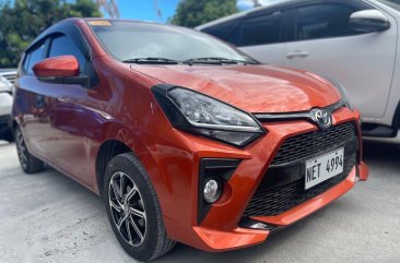 Selling Orange Toyota Wigo 2021 in Quezon City