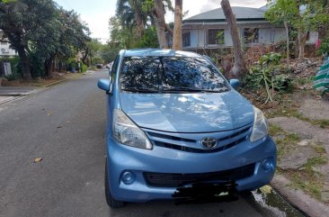 Blue Toyota Avanza 2012 for sale in Quezon 
