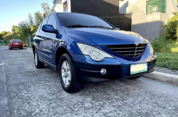 Blue SsangYong Actyon 2008 for sale in Imus