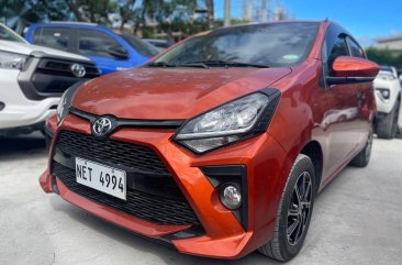 Selling Orange Toyota Wigo 2021 in Quezon City