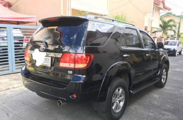 Sell Black 2008 Toyota Fortuner in Quezon City