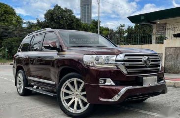 Red Toyota Land Cruiser 2018 for sale in Manila