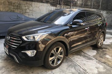 Black Hyundai Grand Santa Fe 2015 for sale in Makati