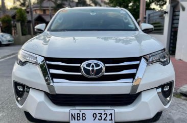 Pearl White Toyota Fortuner 2018 for sale in Quezon 