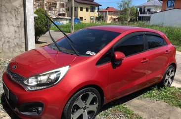 Red Kia Rio 2014 for sale in Biñan