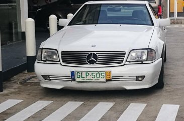 Selling Pearl White Mercedes-Benz Sl-Class 1989 in Cebu 