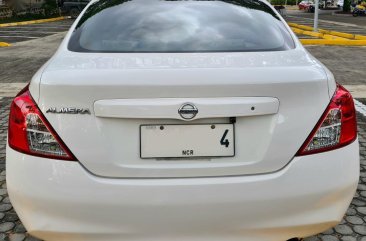 White Nissan Almera 2013 for sale in Quezon 