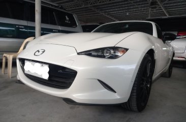 Pearl White Mazda MX-5 RF 2020 for sale in San Mateo