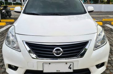 White Nissan Almera 2013 for sale in Quezon 